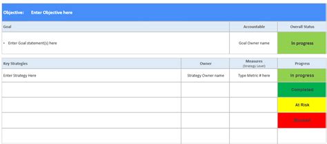 Image result for Strategy Framework Template