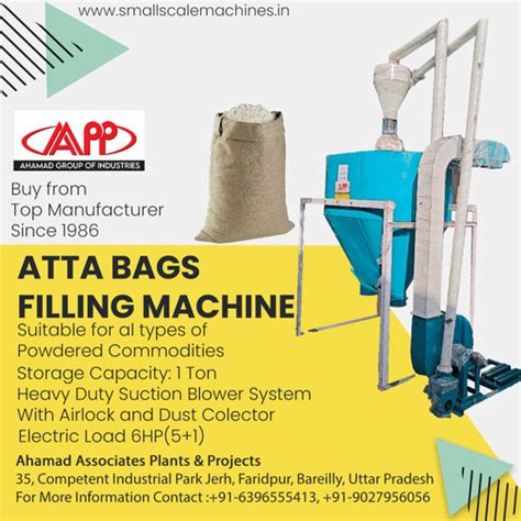 Atta Bags Filling Machine | Ahamad Projects