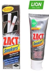 Zact Lion Imported Stain Fighter Super Whitening Anti-Tobacco Stain ...