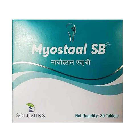 Buy Solumiks Myostaal SB Tablet (30Tabs) at best price – Ayushmedi