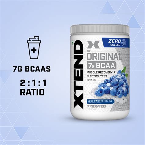 Xtend Original BCAA Blue Raspberry Ice 30 Serving - 420GM