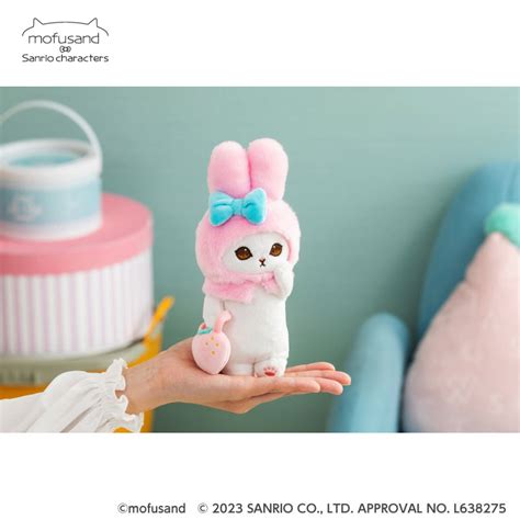 mofusand×サン リオキャラクターズマスコット ぬいぐるみ-