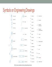 Understanding Engineering Drawing Symbols: Dimensions, | Course Hero