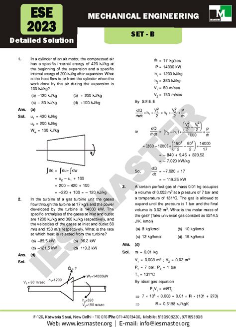 ESE 2023 (Prelims) - IES Master - IES MASTER I E S M A S T E R Detailed ...