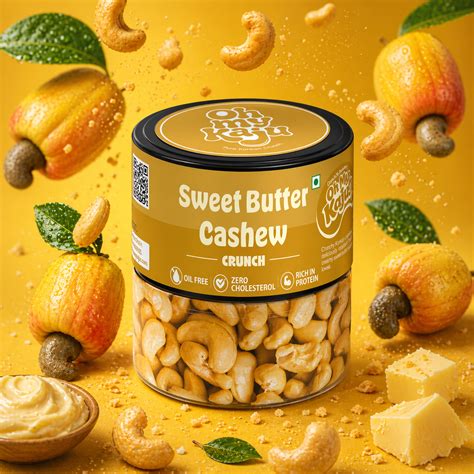 Sweet Butter Crunch Cashews | Premium Konkan Flavoured Kaju – Oh My Kaju
