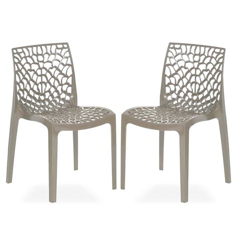 Supreme chairs Web Plastic Chair| Armless Chair for Dining Room Set ...