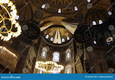Interior of the Hagia Sophia 2022 Turkey. Ph2 Editorial Stock Image ...