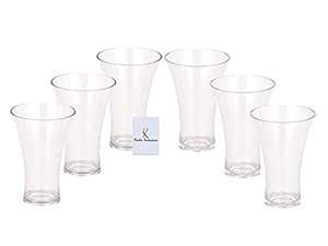 Buy Kuber Industries Unbreakable Drinking Glass Set of 6 Pcs/Abs Poly ...