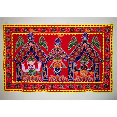 chandua, handicraft,pipili product, Unique colorful Temple Art Wall ...