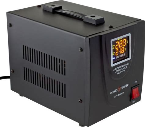 Стабилизатор напряжения LogicPower LPT-2500RD Black (4438) купить ...