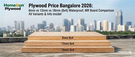 Plywood Price Bangalore 2026: 6mm vs 12mm vs 18mm (8x4) | Waterproof ...