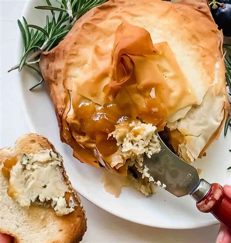 Baked Brie with Kokada & Apricot Preserves - KOKADA