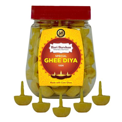 Hari Darshan - Ghee Diya - Made With Cow Ghee - 20 Minutes Burning Time ...
