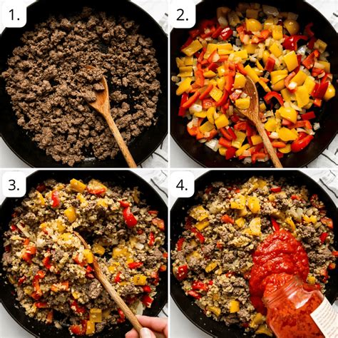 Deconstructed Stuffed Peppers Skillet | Mary's Whole Life