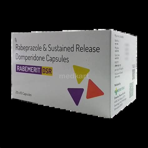 RABEMERIT DSR CAPSULE 10'S: Uses, Price, Side effects & Generic ...