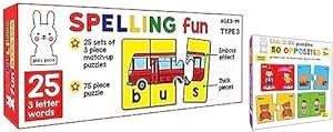 Buy Opposites Fun Type 1-50 Puzzles to Introduce Kids to Opposites ...