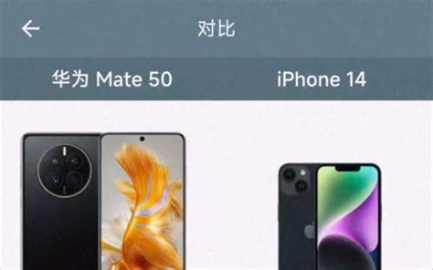 iPhone14对比华为mate50。（手机性能排行） - 哔哩哔哩