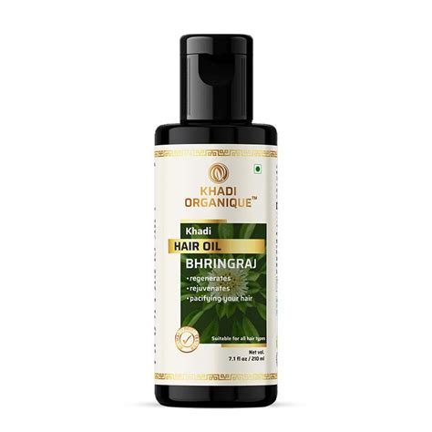 Bhringraj Hair Oil | Buy Khadi Organique Ayurvedic Bhringraj Hair Oil ...