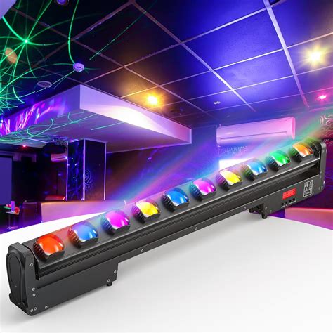 Stage Light Bar, Moving Head DMX Lights Bar, 250W 10LEDs RGBW Dj Lights ...