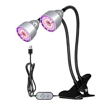 Buy H-EADS USB Plant Grow Light 56 LEDs Full Spectrum Adjustable ...