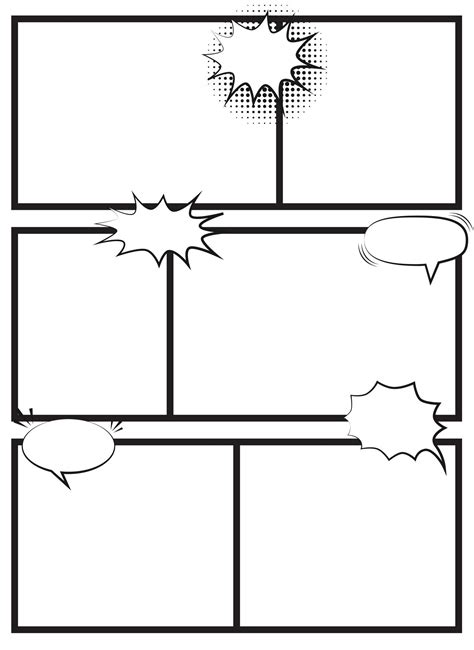 Best 12 Comic Book Layout Template – 13 Free PDF Printables – Artofit