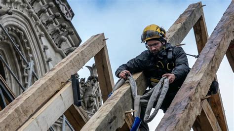 5 years after fire ravaged Notre Dame, an American carpenter is helping ...