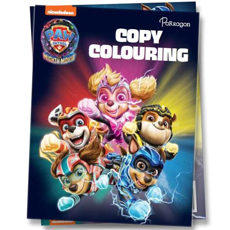 PAW PATROL THE MIGHTY MOVIE COPY COLOURING BOOK – Odyssey Online Store