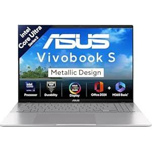 ASUS Vivobook S16,Intel Core Ultra 5 225H,AI PC(Intel Arc iGPU/16GB RAM ...