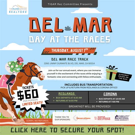 Del Mar Day at the Races - The Inland Gateway Association of REALTORS®