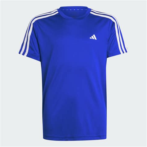 adidas Train Essentials AEROREADY 3-Stripes Regular-Fit Tee - Blue ...