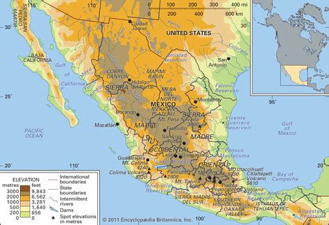 Sierra Madre Occidental On A Map at genholdenblog Blog