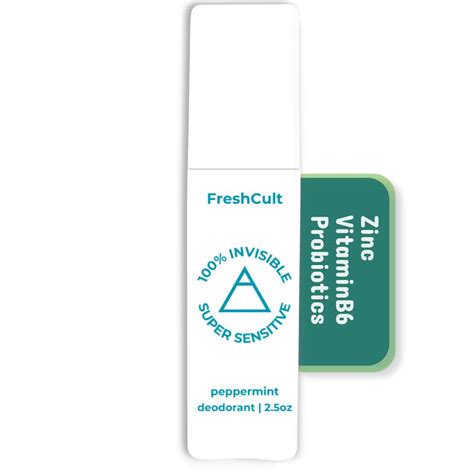 Natural FreshCult Skin Supplement Deodorant Spray Gentle to Skin Aluminum-Free Baking Soda-Free ...