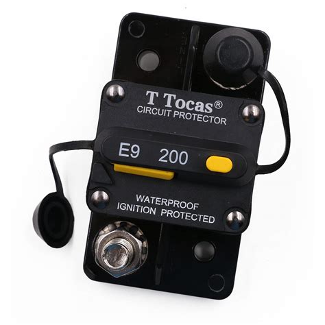 T Tocas 200 Amp Circuit Breaker Manual Reset with Switch Button for ...