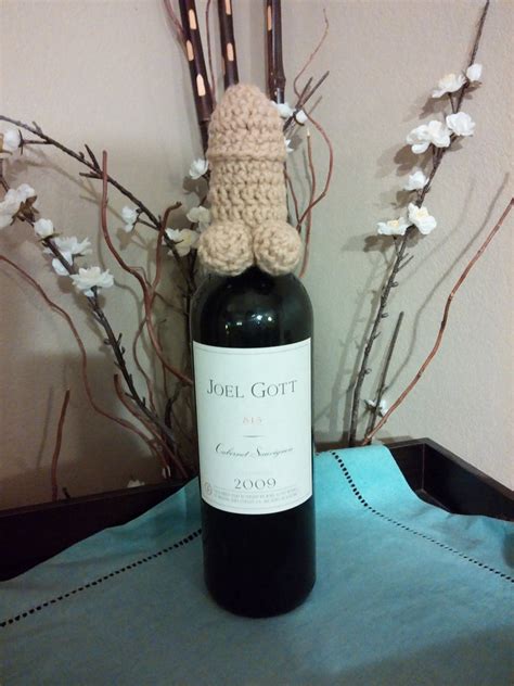 Crochet Penis Wine Bottle Topper Cozy Mature - Etsy Australia