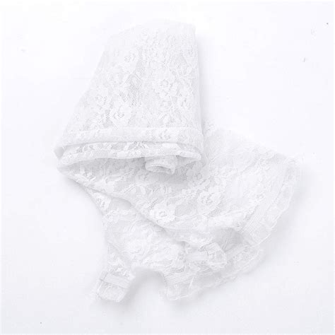 Buy dPois Floral Lace Arm Sleeves Summer UV Protection Half Finger ...