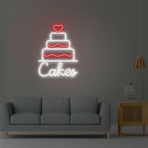 Multi-Tier Cake Neon Sign – Sweeten Your Event with Glowing Decor