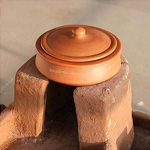 Buy Swadeshi Blessings Exclusive Range Unglazed Clay Handi/Earthen ...