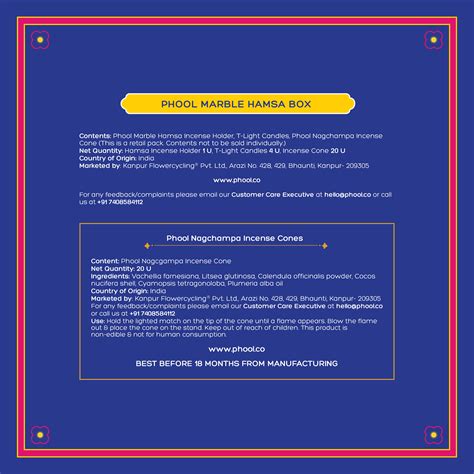 Phool Marble Hamsa Gift Box