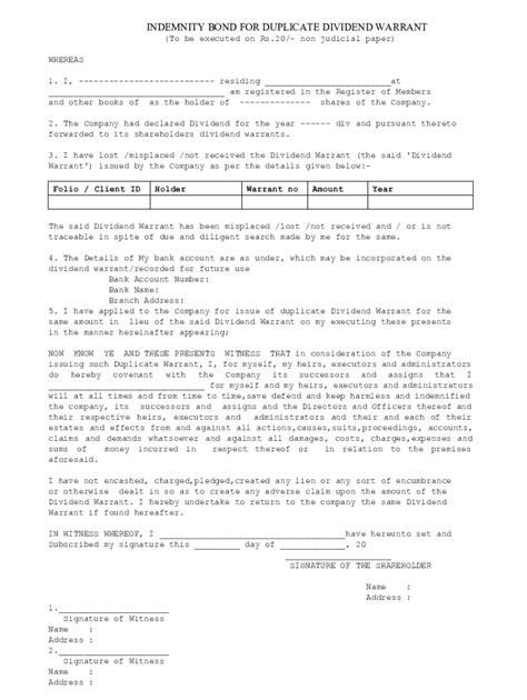 Fillable Online What is a Tax Indemnification Agreement? - David W ...