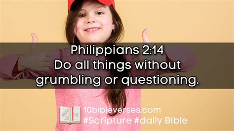 Today's Bible Verses about Complaining