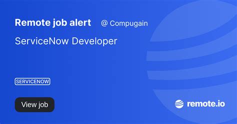 ServiceNow Remote 的图像结果