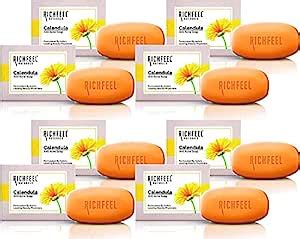 Buy MILONI USA Richfeel Calendula Anti Acne Soap | Power of Soothing ...