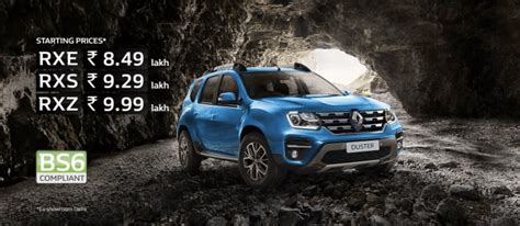 BS6 Renault Duster Petrol Launched; Prices Start At Rs 8.49 Lakhs » Car ...