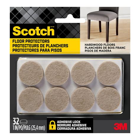Amazon.com: Scotch Felt Pads 32 PCS Beige, Felt Furniture Pads for ...