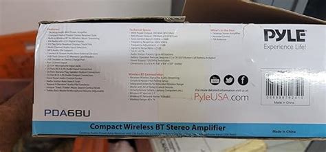 Pyle Home Pyle PDA6BU Pyle Bluetooth Stereo Amplifier Receiver : Amazon ...