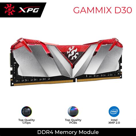 XPG GAMMIX D30 16GB 3200MHz DDR4 UDIMM Desktop Gaming Memory – tpstech.in