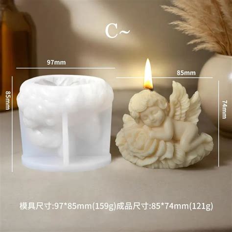 Angel Shape Candle Silicone Molds WCM629 – MATIN IMPEX