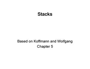 Arrays - detailed notes on stacks - datatype array_name[size]; MODULE 3 ...