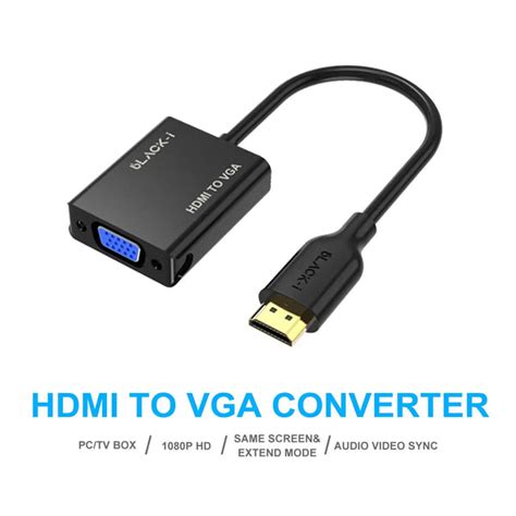 Black-i HDMI to VGA Converter