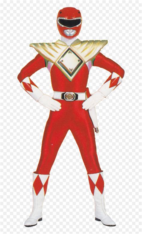 Power Rangers Red Power Ranger Costume Clipart , Png - Mighty Morphin ...